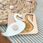 Ξύλινο Προσκλητήριο Παζλ -Κύκνος- - Image 2