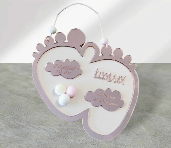 Ξύλινες πατουσίτσες με στοιχεία