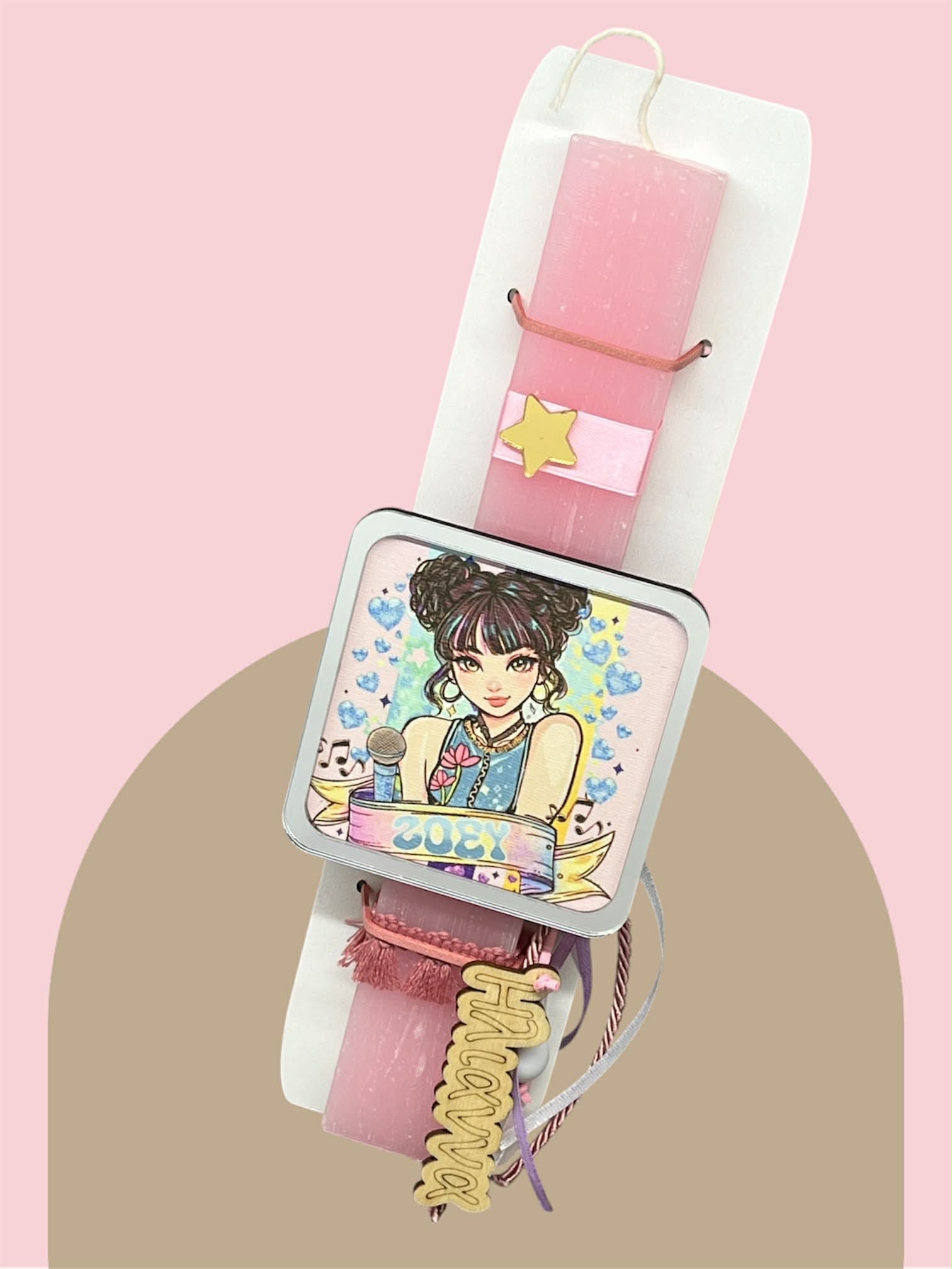 Λαμπάδα με Όνομα  -Zoey-