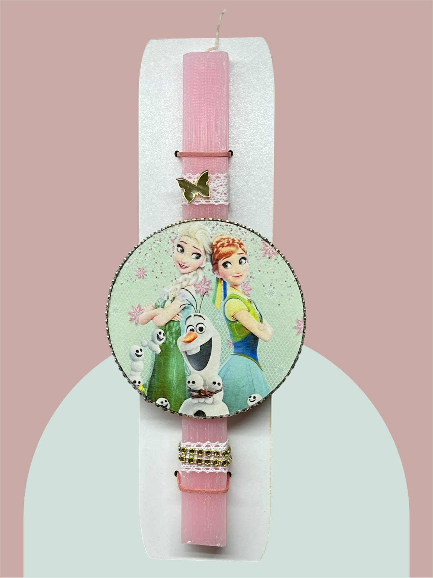 Λαμπάδα -Έλσα και Άννα-